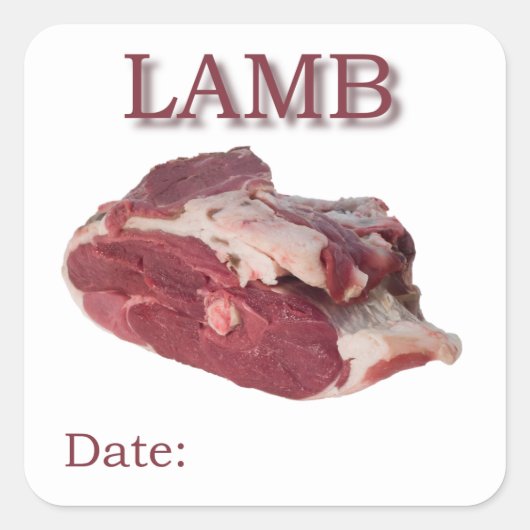 Lamb gemakkelijk vinden label (Voorkant)
