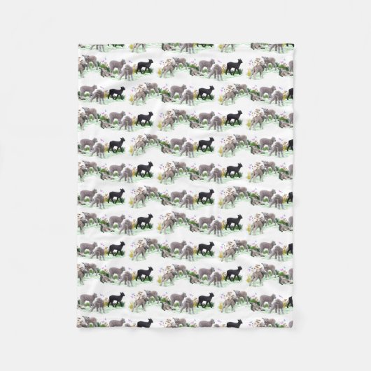 Lamb Meadow Fleece Blanket (kies kleur) (Voorkant)