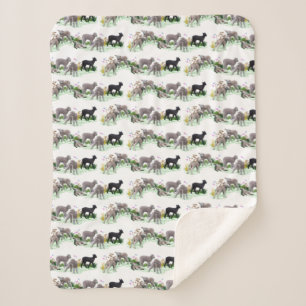 Lamb Meadow Sherpa-deken (kies kleur) Sherpa Deken