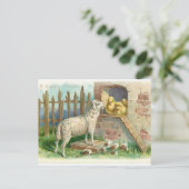 Lamb met Briefkaart voor de dag van de dag van de  (Staand voorkant)