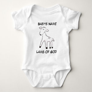Lamb of God Baby Creeper Romper