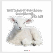 Lamb of God Sticker Patch (Vel)