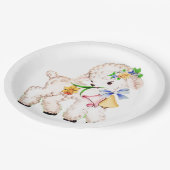 Lamb Papieren Bordje (Gekanteld)