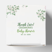 Lamb Rozen Floral Baby shower Bedankdoosjes (Bovenkant)