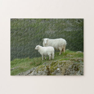 Lamb & Sheep - Schotland/Brits platteland Legpuzzel
