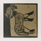 Lamb - Square Animals Illustration Jigsaw Puzzle (Vertical)