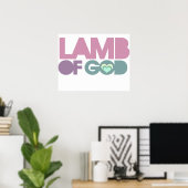 Lamb van God Poster (Thuiskantoor)