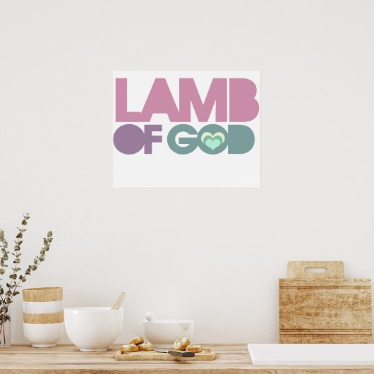 Lamb van God Poster (Keuken)