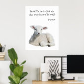 Lamb van God Poster (Thuiskantoor)