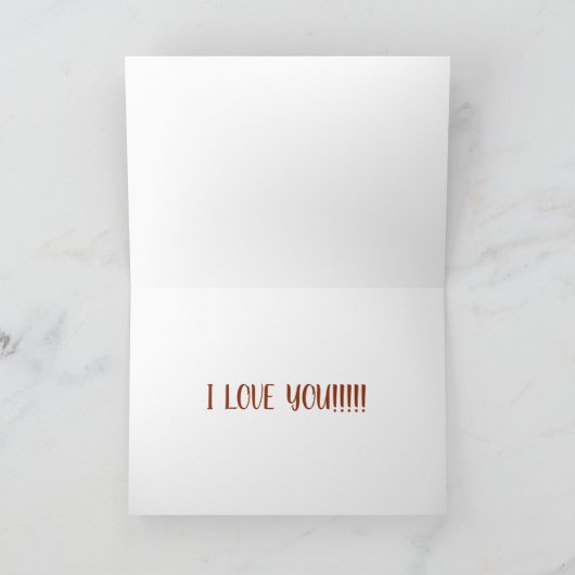 LAMB ZEGT "IK HOEF U" VALENTIJN KAART (Binnen)