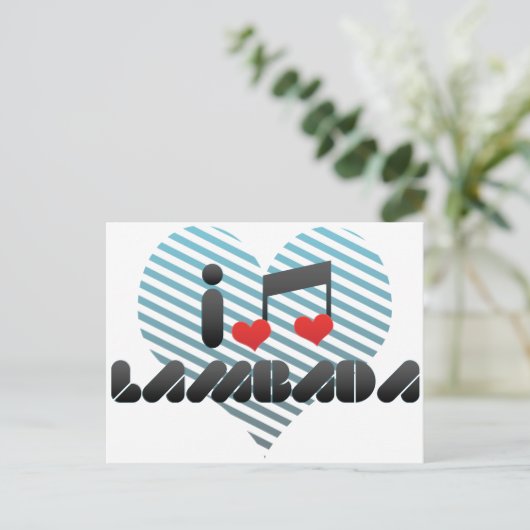 Lambada Briefkaart (Staand voorkant)