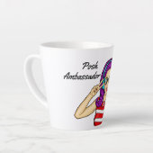 L'ambassadeur de Posh - Poshmark Latte Mug (Angle gauche)