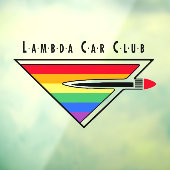 Lambda Car Club Logo raamsticker (Vel 3)