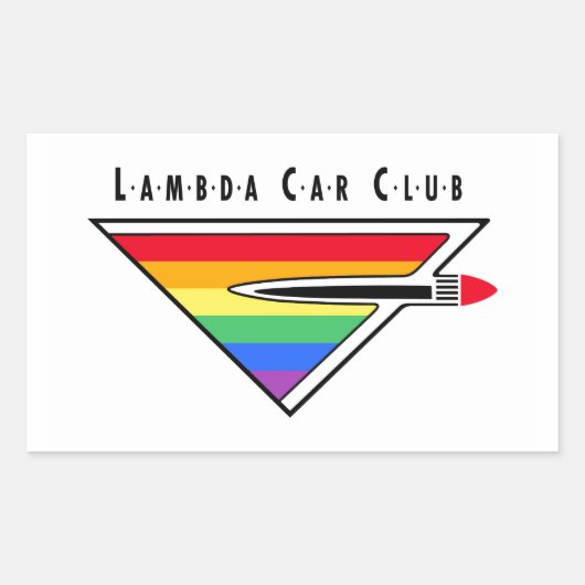 Lambda Car Club Logo Sticker (Voorkant)