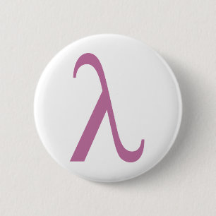 Lambda Ronde Button 5,7 Cm