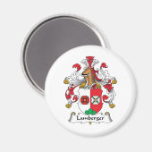 Lamberger Family Crest Magneet (Voorkant / Achterkant)