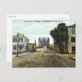 Lambertville, New Jersey, Toll Gate,  Briefkaart (Voorkant / Achterkant)