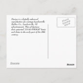 LAMBERTVILLE RUBBER SNAG-PROOF BOOT AD ELVES ~PC BRIEFKAART (Achterkant)