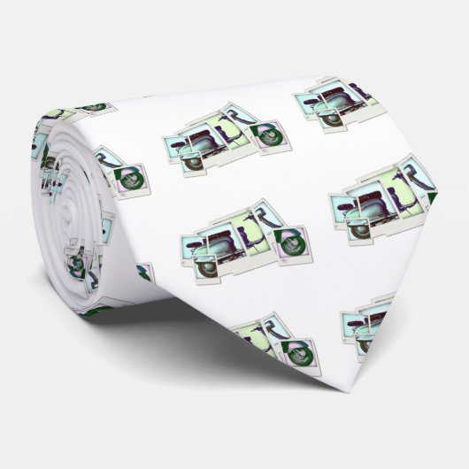 lambretta fotomontage stropdas (Opgerold)