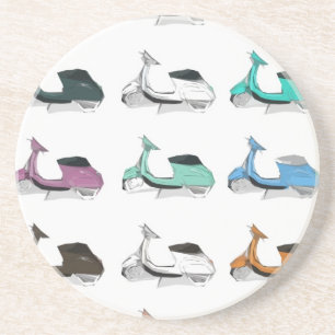 Lambretta Pop Art Zandsteen Onderzetter