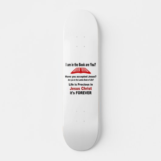 Lambs Book of Life Skateboard (Voorkant)