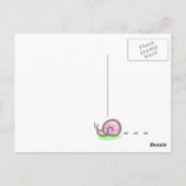 Lamby-Pie Snail Mail Briefkaart (Achterkant)