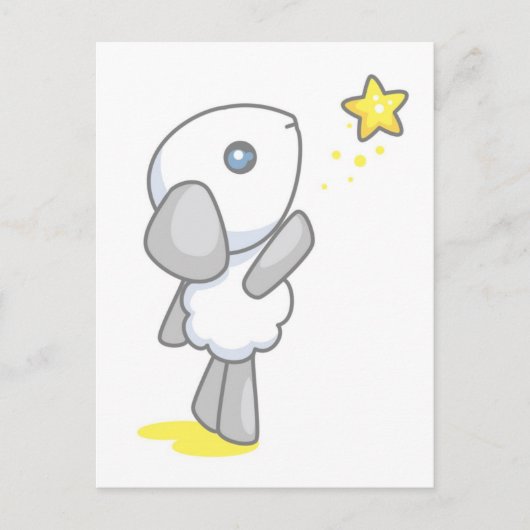 Lamby-Pie's Wish Briefkaart (Voorkant)