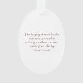 L'âme atteignant pour l'infini (devant)