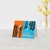 Lame de neige de carte d'anniversaire (Fleur jaune)