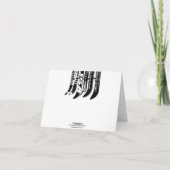 Lame de neige de carte d'anniversaire (Dos)