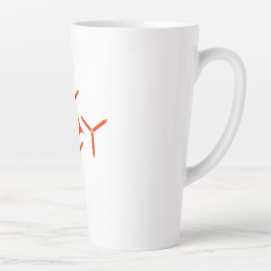 Lame gothique Latte Mug (Droite)