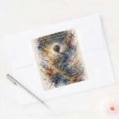 L'âme se teint — Autocollant Marcus Aurelius (Enveloppe)