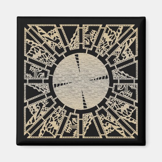 Lament Panel 1 (messing) Magneet (Voorkant)