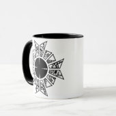 Lament ster zwart mok (Voorkant links)