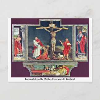 Lamentatie door Mathis Grunewald Gothart Briefkaart
