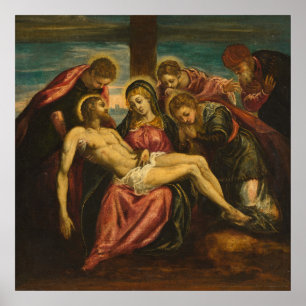 Lamentatie - Jacopo Tintoretto Fine Art Poster