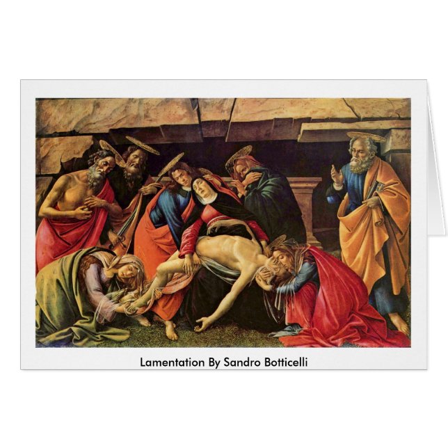 Lamentation De Sandro Botticelli (Devant horizontal)