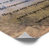 Lamentations 3:21-23, Inspirerend scripts Poster (Hoek)