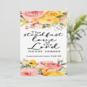 Lamentations 3:22-23 Carte d'encouragement (Debout devant)