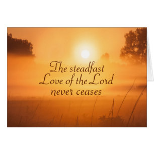 Lamentations 3:22 De steadfast Love of the Lord