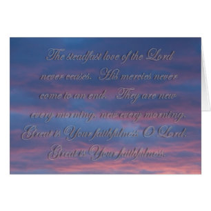 Lamentations 3:22 De steadsnelle liefde van de Hee