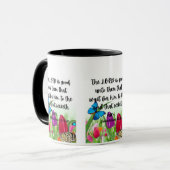 Lamentations 3:25 KJV Bible Verse Pic Mug Deux Ton (Devant gauche)
