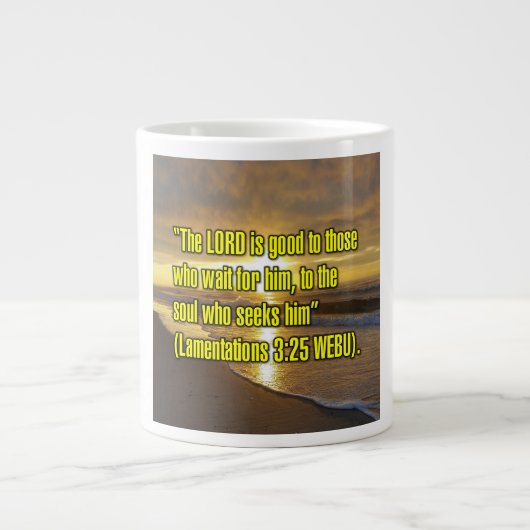 Lamentations 3:25 WEBU Mug (Devant)