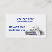 L'Américain usine des cartes de visite (Dos)