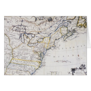 L'AMÉRIQUE COLONIALE : CARTE, c1770