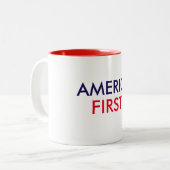 L'Amérique d'abord ! Tasse (Devant gauche)