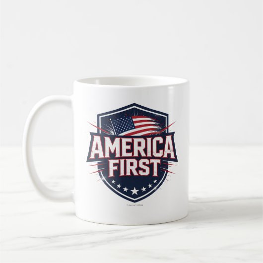 L'Amérique d'abord - Tasse (Gauche)