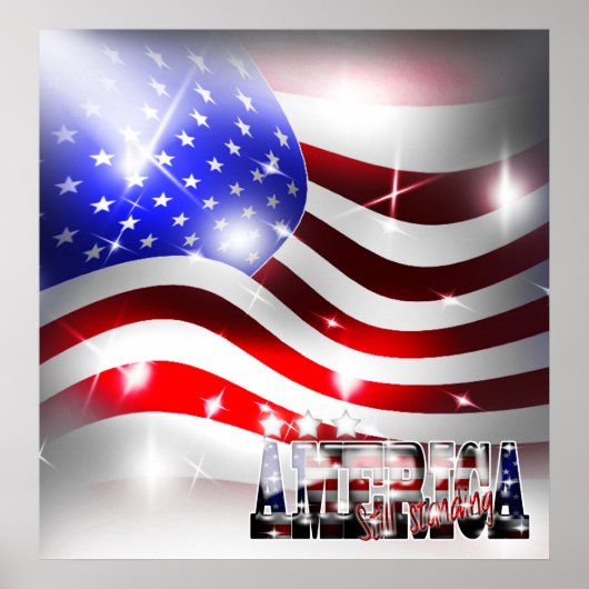 L'Amérique est toujours debout 9/11 Poster commémo (Devant)