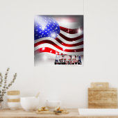 L'Amérique est toujours debout 9/11 Poster commémo (Cuisine)