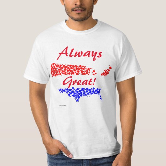 L'Amérique Toujours Géniale ! T-shirt (Devant)